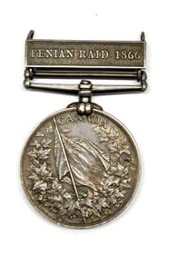1866 Canadian Silver Military Medal