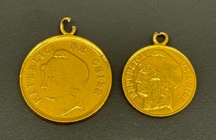 1895 Chilean Gold Coins