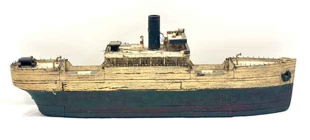 Folk Art Model Ship