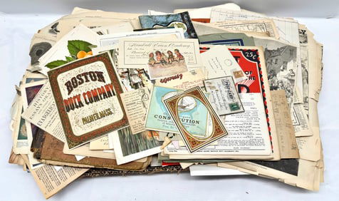Large Lot Of Misc. Paper Ephemera Etc