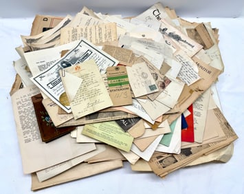Large Lot of Misc. Paper Ephemera