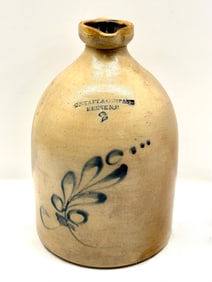 Taft, Keene NH, Stoneware Jug