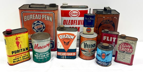 Advertising Oil Cans