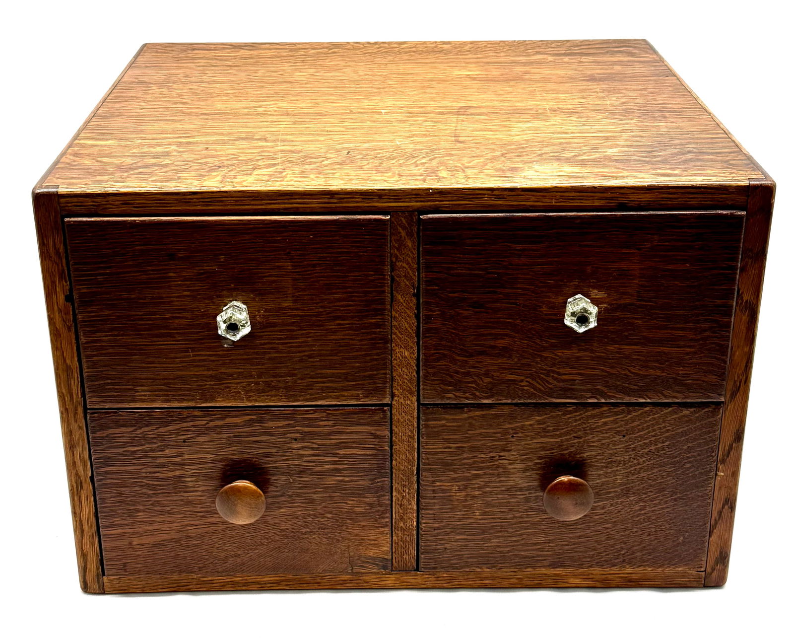 Four Drawer Oak File (1 of 2)