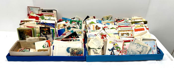 Massive Grouping of 20th Century Holiday Cards Etc