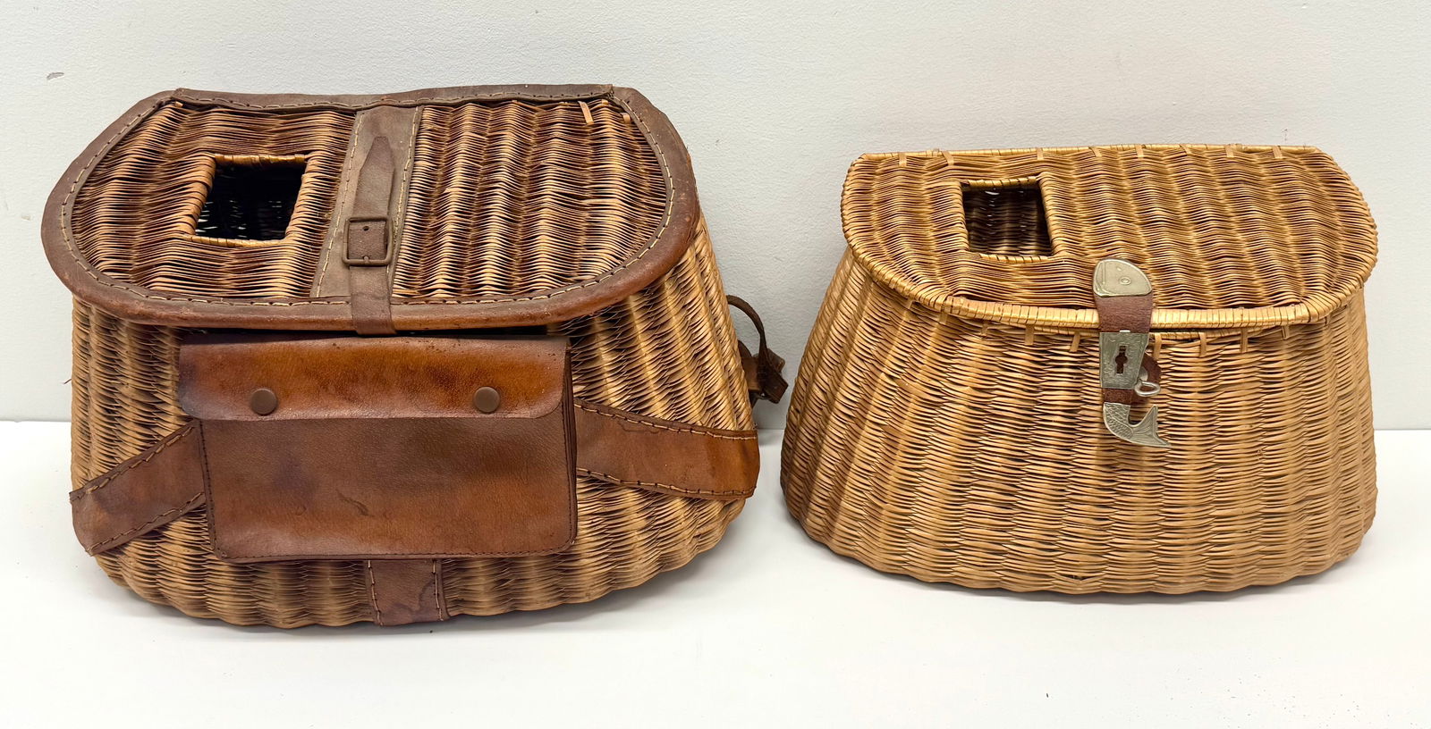 Two Vintage Fishing Creels (1 of 7)