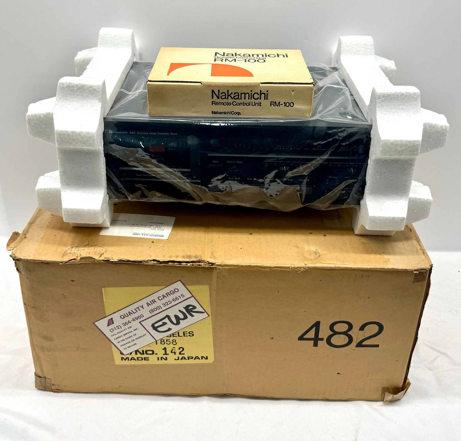 Nakamichi 482 Discrete Head Cassette Deck (1 of 4)