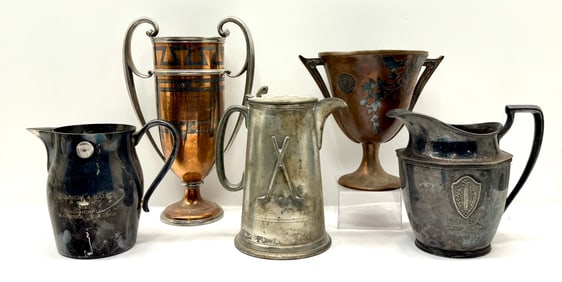 Antique Golf Trophies