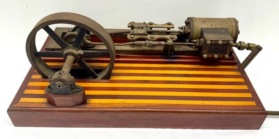 Single Cylinder Horizontal Steam Mill Engine Model