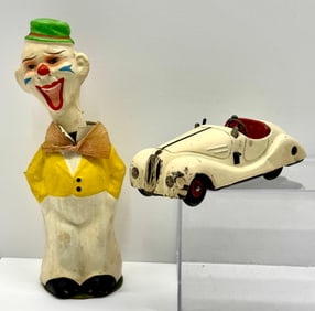 Schuco Toy Car and Clown