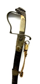 19th Century Eagle Head Sword & Scabbard
