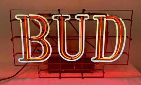 Anheuser Busch "BUD" Neon Sign