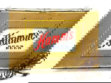 Hamm's Beer Advertising Light Up Sign