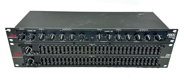 DBX Professional Products Compressor / Gate, and Graphic Equalizer