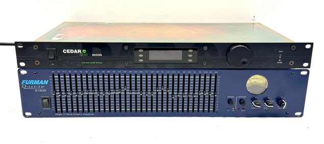 Cedar Duo Declickle, and Furman Q Series Equalizer
