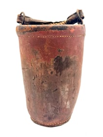 Antique Leather Fire Bucket