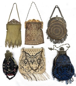 Antique Beaded and Mesh Purses