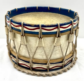 Decorated Rope Tension Marching Drum