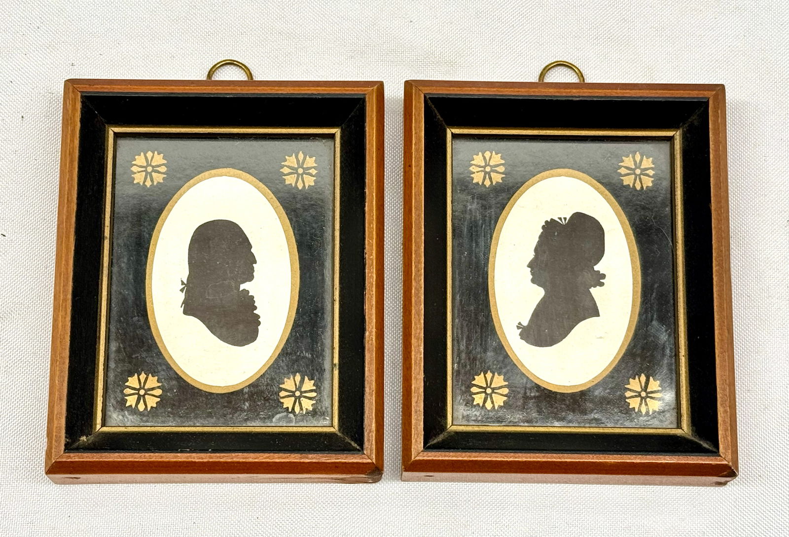 Wallace Nutting Martha And George Washington Silhouettes (1 of 2)