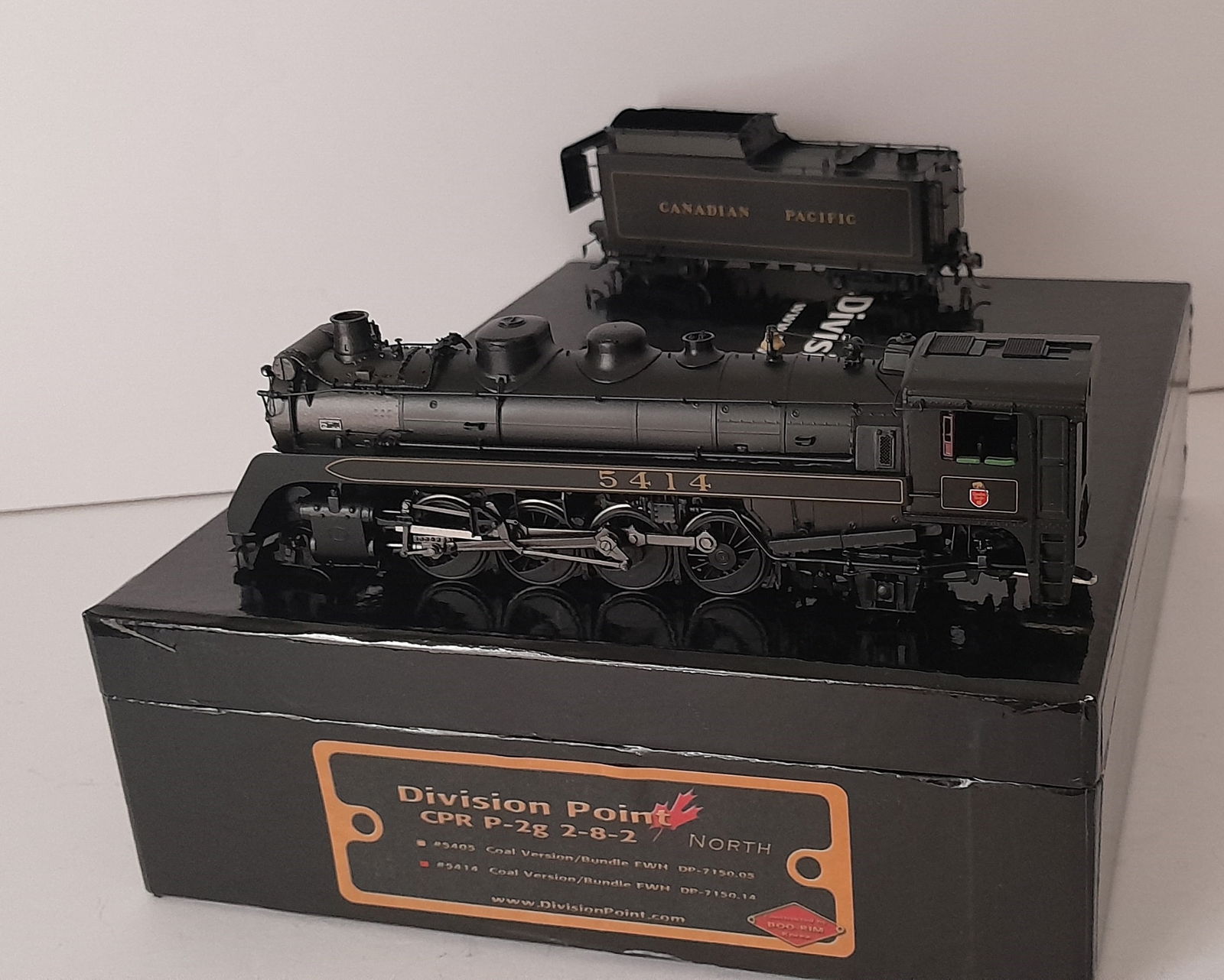HO Brass - DP / Boo Rim - CPR P-2g Locomotive f/p #5414