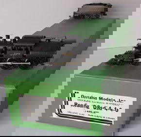 HO Brass - Overland Reading D8sd Camelback Locomotive #408