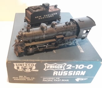 HO Scale Brass - PFM/United 2-10-0 - C/P private road