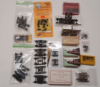 HO Scale Trucks: Central Valley Fox, Brass, others