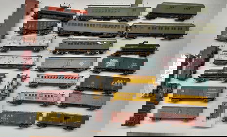 HO Scale 27 Loose Cars - Brass Steam Loco