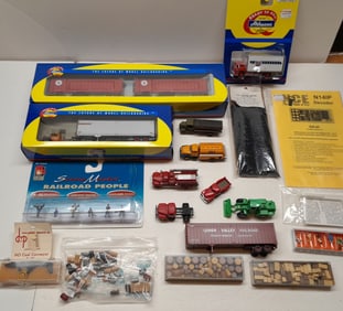 HO Scale Vehicles, Trailers, Figures more