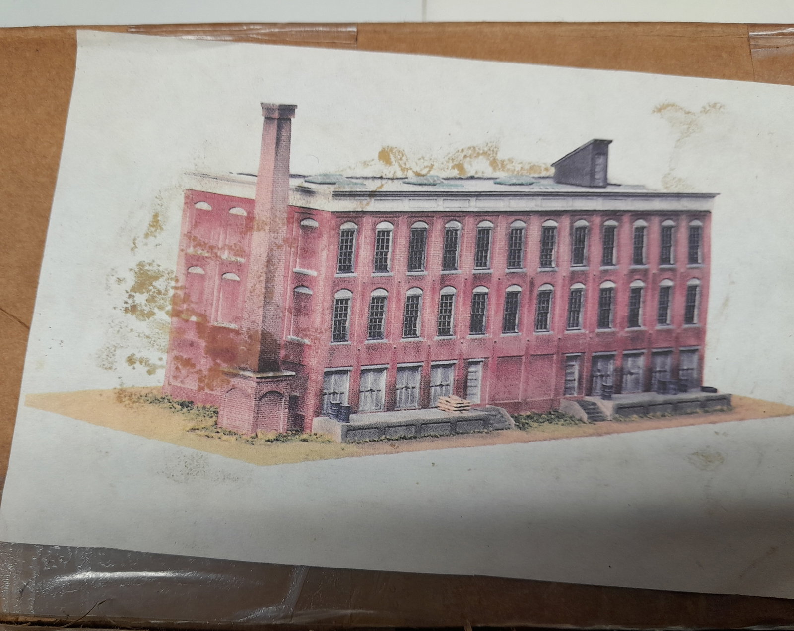 HO Scale Hydrocal Kit - Ed Fulasz #01 Large Mill (1 of 2)