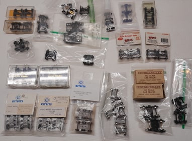 HO Scale Car Trucks Passenger, Freight, MoW
