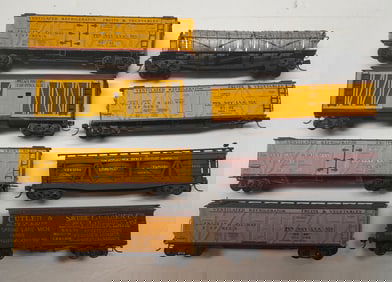 HO Scale 8 Early Built Up Cars: R7s, Poultry, etc