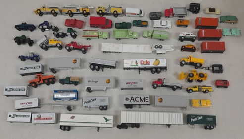HO Scale Loose Vehicles and Trailers (65+-)