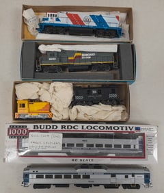 HO Scale 6 Powered Diesels: RDC, SBD + 2 others