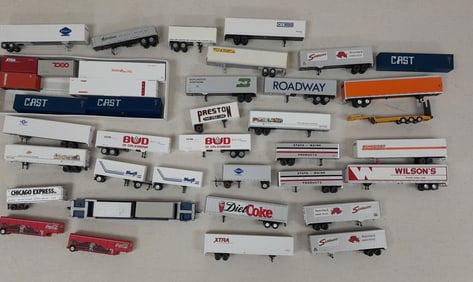 HO Scale Loose Vehicles and Trailers (39+-)