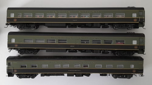 HO Scale Rapido - Canadian National Passenger Cars (3)
