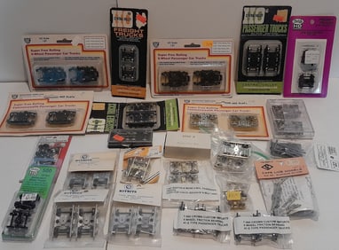 HO Scale Trucks: Passenger & Freight, some Brass