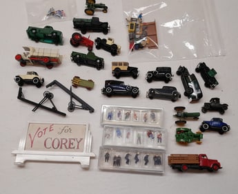 HO Scale Layout Details: Figures, Vehicles, etc.
