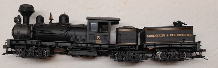 HO Scale Bachmann 3 Truck Shay - Greenbriar & Elk River