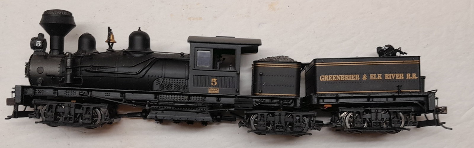 HO Scale Bachmann 3 Truck Shay - Greenbriar & Elk River (1 of 4)