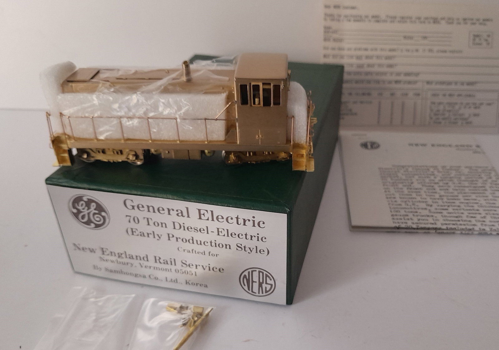 HO Brass - NERS GE 70 Ton Diesel (early) new (1 of 4)