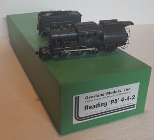 HO Brass - Overland Reading D8sd Locomotive OMI-1503 c/p