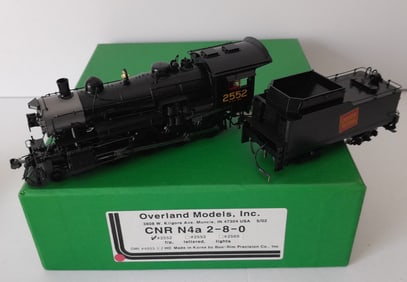 HO Brass - Overland / Boo-Rim Canadian National 2-8-0 f/p