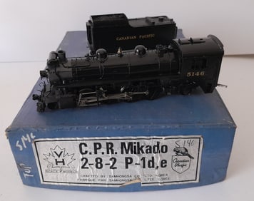 HO Brass - Van / Samhongsa CPR P-1d 2-8-2 c/p as #5146