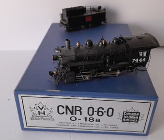 HO Brass - Van / Samhongsa CNR O-18a 0-6-0 c/p as #7444