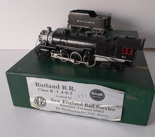 HO Brass - NERS Rutland K1 Locomotive 4-6-2 Pro Paint