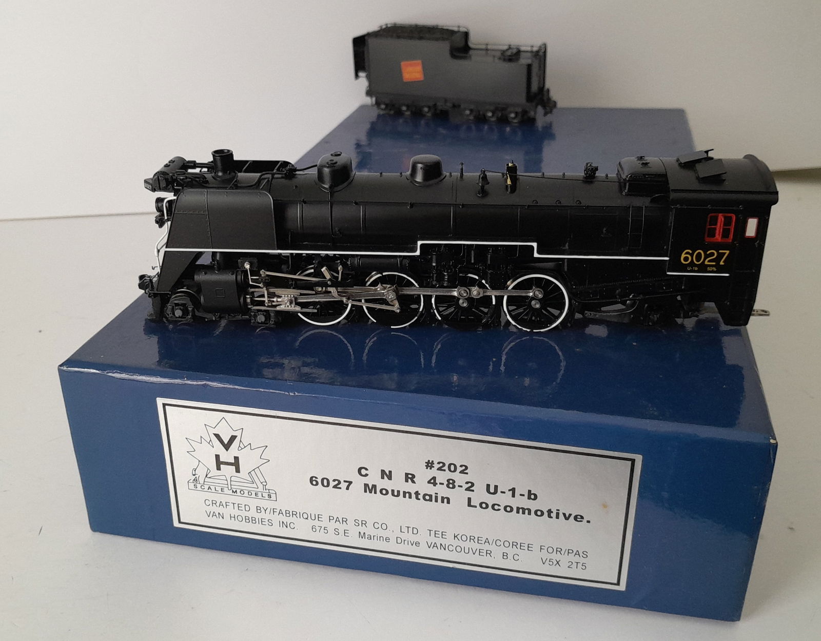 HO Brass - Van /Sam. CNR U-1-b 4-8-2 f/p as #6027 (1 of 9)
