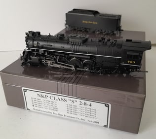 HO Brass - DP Nickel Plate 2-8-4 Locomotive f/p #723