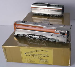 HO Brass - PSC 17246-1 C&O Locomotive L-1 f/p #492