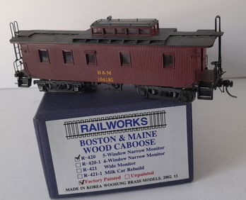 HO Brass - Railworks B&M R-420 B&M Buggie